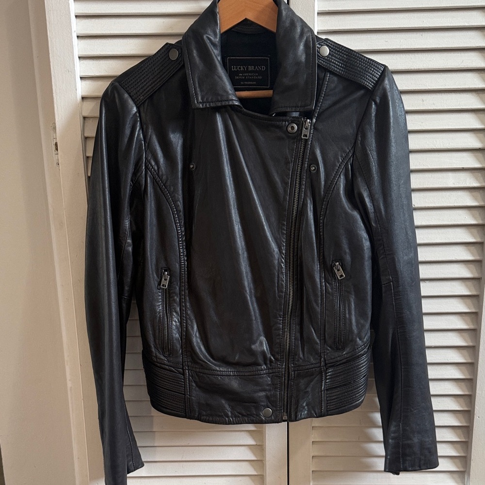 Lucky Brand Black Leather Jacket